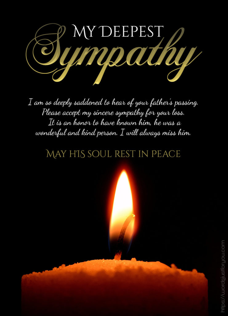 My Deepest Sympathy Messages » WordsJustforYou.com - Original Creative ...