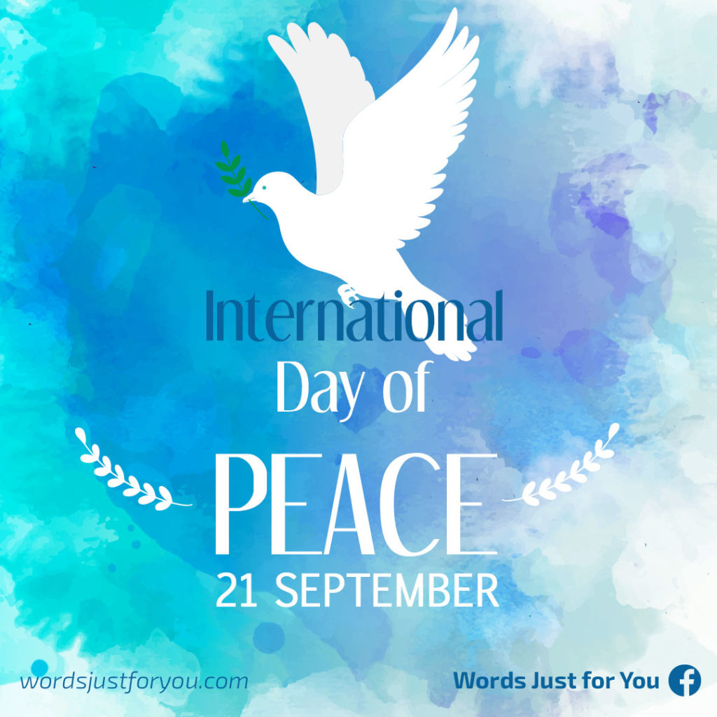 International Day Of Peace - 21 September - 5201 4